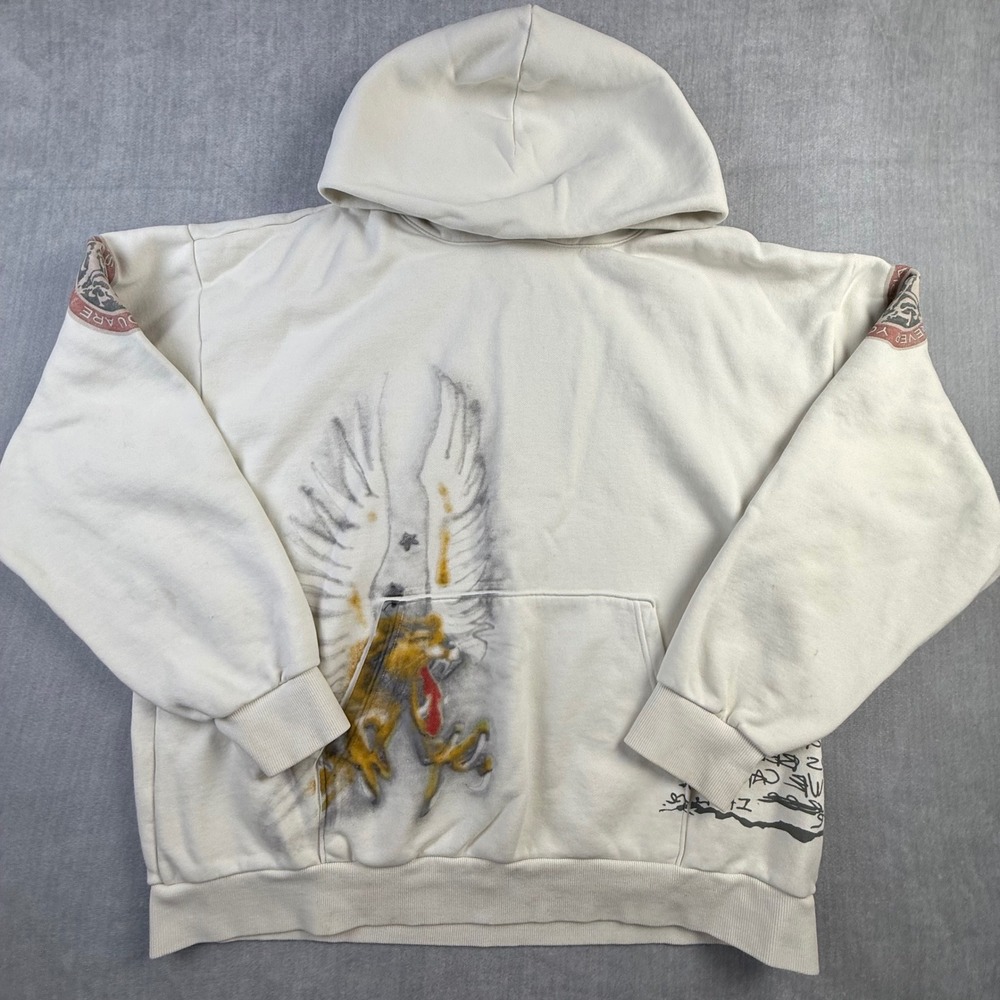 Travis Scott Circus Maximus Tour 2023 Utopia Hoodie XXL Cream Off White Mens‎